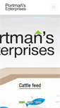 Mobile Screenshot of portmansenterprises.com